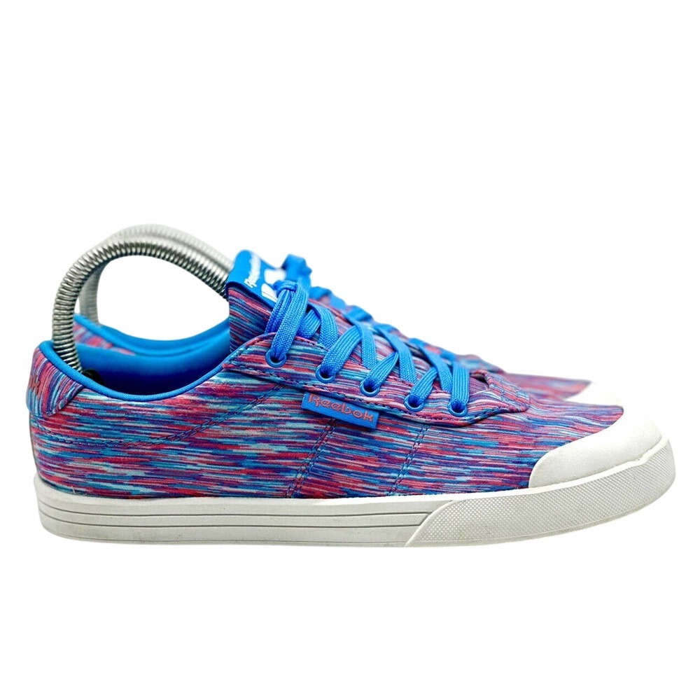 Reebok Royal Complete Low Profile Blue Pink Space Dye Sneakers V70560 Womens 4.5